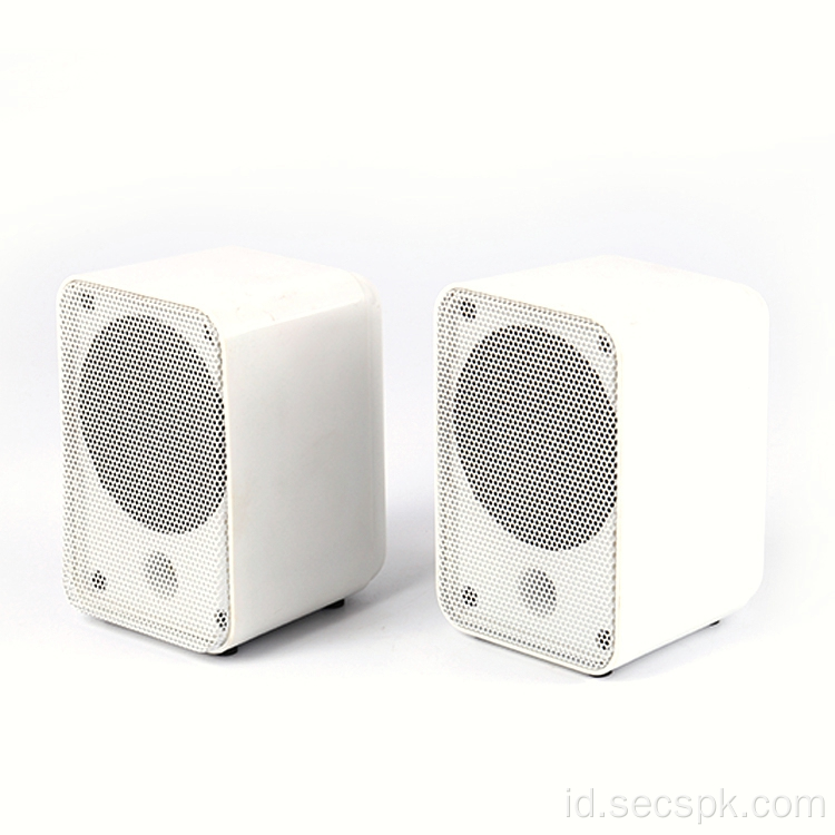 Kotak speaker desktop plastik 4 &quot;