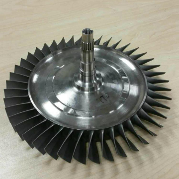 Pala de turbina de acero dúplex forjado