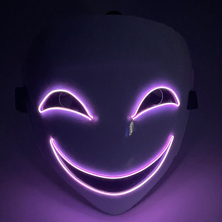 Scary Smiling LED Full Face Mask