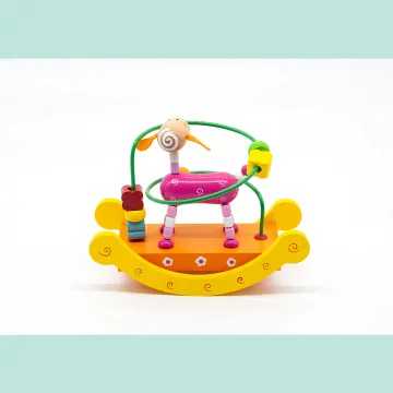 wood train set toy,childs educational wooden cube toy