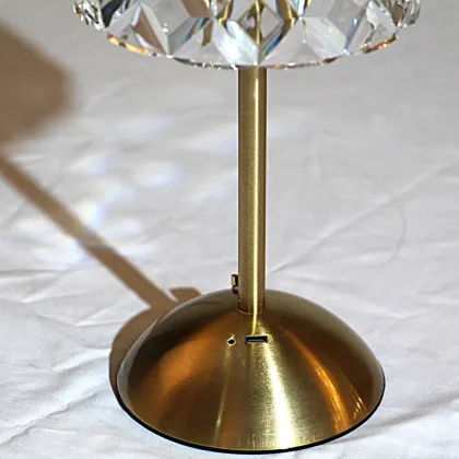 Crystal retro table lamps