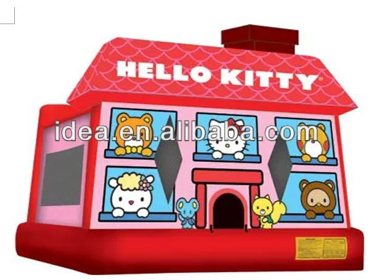 inflatable hello kitty bounce house,party jumper, inflatable kids air jumper NB041