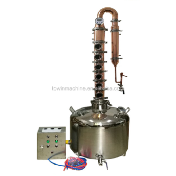 200L/300L Stainless/Copper Home Alcohol Distiller Equipment with Reflux Distillation Column