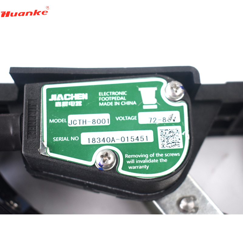 JCTH-8001 Model 72-80V Foot Pedal Throttle with 4-Wire Plug