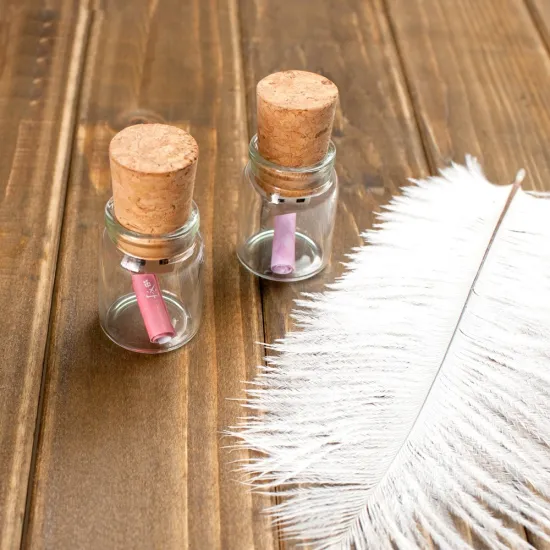 Shenzhen Electronic Product Flashdrives Wooden & Glass Wish Bottle USB Flash Drive