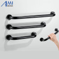 Black Space Aluminum Bathtub Grab Bars Handrails Old People Bathroom Handle Armrest Bathroom Safety & Accessories Towel Bar