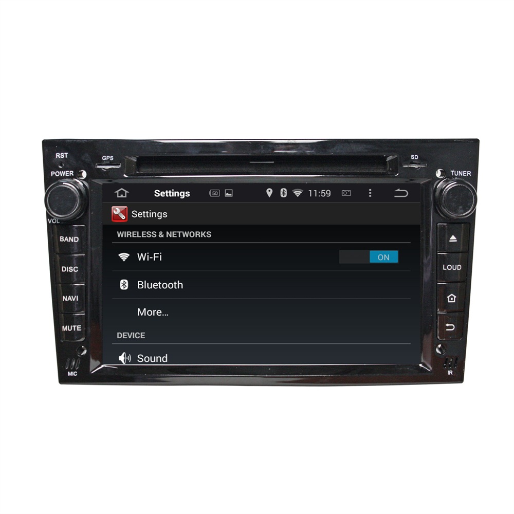 Black Opel VECTRA 2005-2008 car dvd player