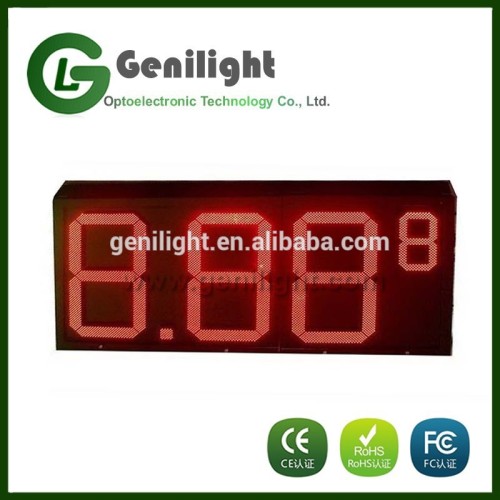 Outdoor gas led display