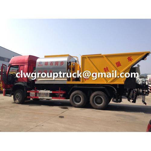 SINOTRUCK Synchronized Crushed Stone Seal Truck