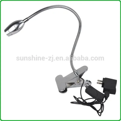 Portable Wired LED Bule Clip Lamp Flexible Clip Night Light