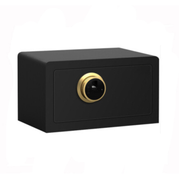 Schwarzer kleiner Safe mit Fingerabdruck-Safes