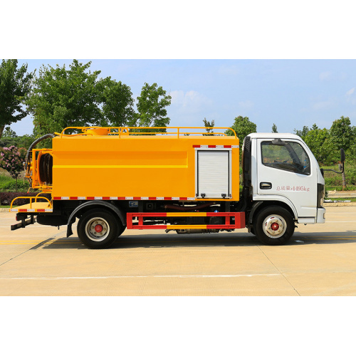 Dongfeng Dolika 4m ³ High Pressure Cleaning Vehicle