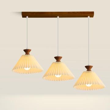 Postmodern Pleated Cloth Chandelier for Home and Restaurant Decor