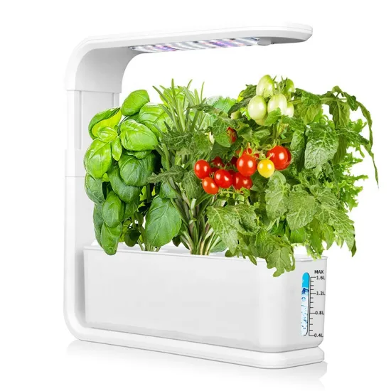 15W/20W Hydroponics System - 12 Pod Smart Indoor Herb Garden with LED Grow Light