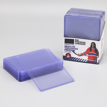 Plastic 35pt Top Loader Semi Rigid Pvc Sports Card Toploaders Collectible Trading Card 3x4 Top Loaders Basketball Cards Sleeves