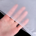 Frosted Plastic Zipper Storage Bag for Apparel Garment Packaging