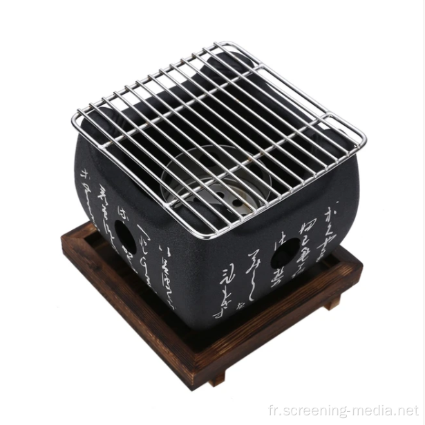 Barbecue en acier inoxydable de style japonais filet