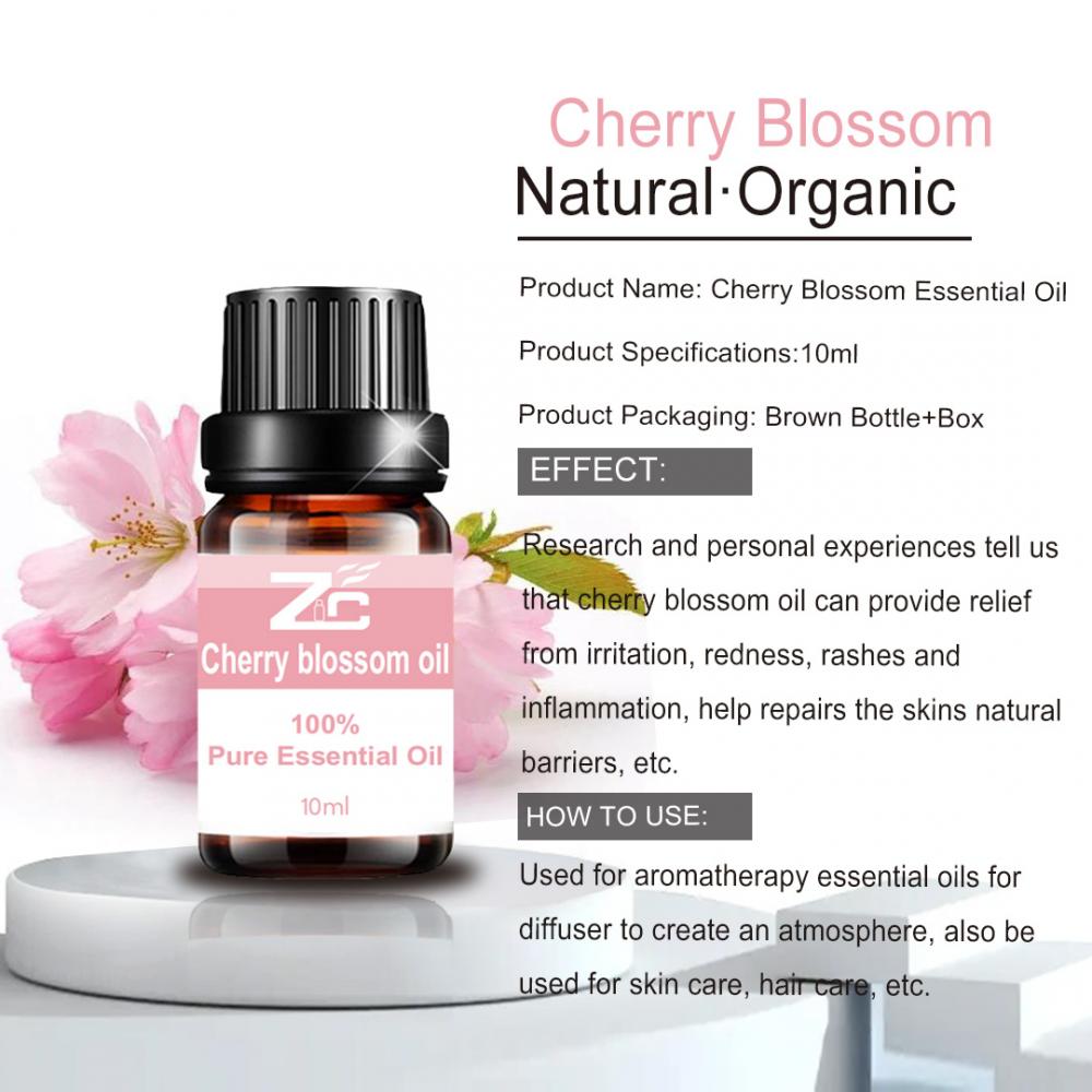 Cherry Blossom Oil Flower Scent Diffuser Fragrance Oil, High Quality