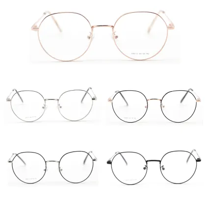 New Design Ready Silver Metal Optical Eyewear for Myopia