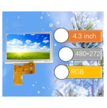 4.3 Inch TFT LCD 480x272 Resolution Display with MIPI Interface
