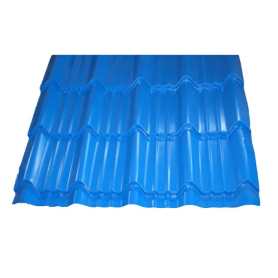 colorized gi coated glazed roofing tile