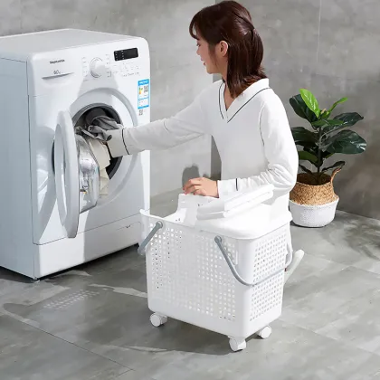 Clutter storage basket  the laundry basket