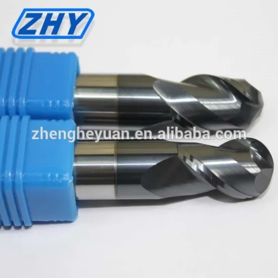 milling cutter carbide ball nose tungsten end mill-ZHY
