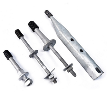 Pin Insulator Crossarm Forged Volatage Tinggi 5/8 &quot;