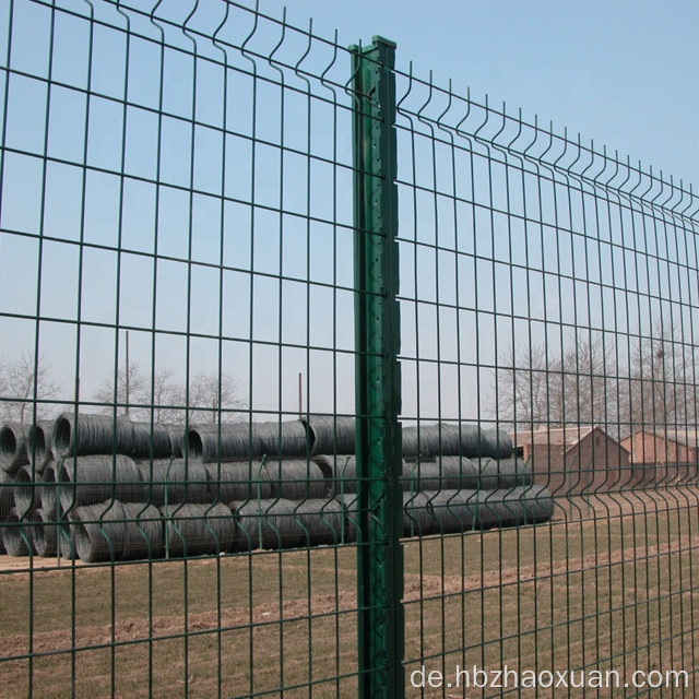 Geschweißtes 3D -gebogenes Drahtgitterzaun