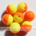 Joyas de perlas de caramelo de doble color que encuentran perlas de bricolaje