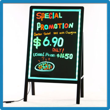 Good after-sales service wholesale factory price aluminium alloy neon led writing board