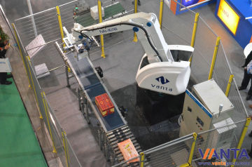 Intelligent Robotic Palletizing System Siemens Sensor 160 Kg