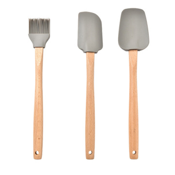 Grade de la chaleur à la chaleur à la chaleur Handle de silicone à huile Brousse à gâteau crème à la boulangerie spatule