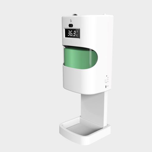 Body Surface Temperature Screening with Sanitizer Dispenser