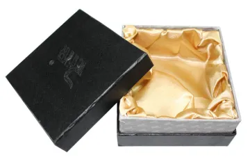 Satin Interior Texture Paper Lid and Base Box
