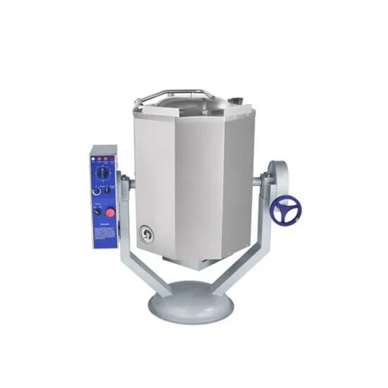 60L Stainless Steel Electric Tilting Cooking Boiling Pan With Mixer