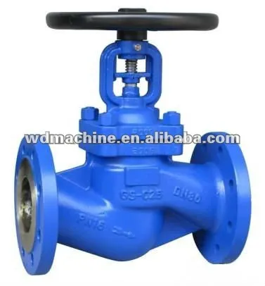 Corrugated pipe valve