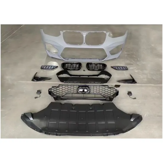 X4 G02 2019-2021 to X4M 2022 Car Body Kit - Front Bumper, Grille, Rear Diffuser, Tail Pipes