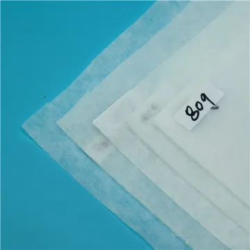 Non-woven white filter filled with fluffy cotton