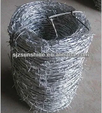 galvanized/coated barbed wire
