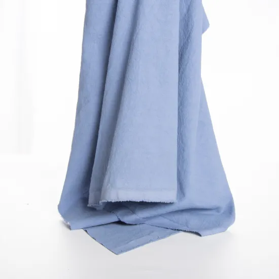 Fireproof Pure Cotton Solid Color Washed Cotton-Linen Fabric