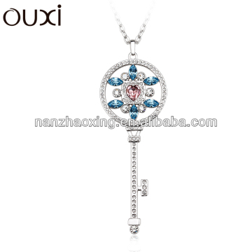 OUXI fashion key sweater chain with Austrian crystal 10931-1