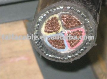 8.7/15kv Power Cable LSZH BS7835 50mm 150mm 300mm Cu/XLPE/SWA PVC cable