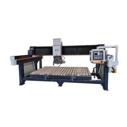 5 axis bridge saw stone cutting machine router for granite artificial stone cutter