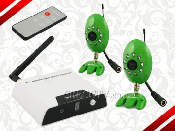 2.4ghz  4-channe Ir Night Vision Wireless Cctv Camera System Kitscee- Wr810-705