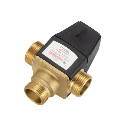 Brass Thermostatic Mixing Valve for Hot and Cold Water