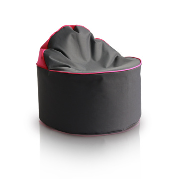 Round bean bag pouf and bean bag chair