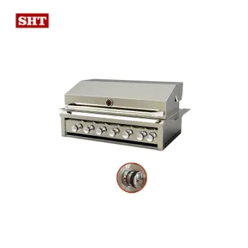 Outdoor Cabinet Design Mini Built in 6 Burners Infread Burner Outdoor Backyard Use BBQ Grill