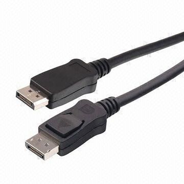 สายสถาปัตยกรรม DisplayPort มีชุบนิกเกิลเชื่อม ชนิดเพศหญิงเพศชาย