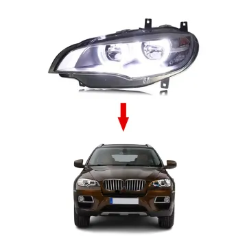 XT Upgrade for BMW X5 X6 E71 Angel Eyes Full LED Headlamp - Plug and Play 2008-2014